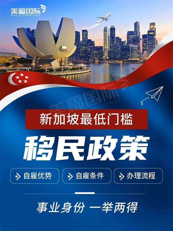 新加坡最低门槛的移民政策，事业身份一举两得