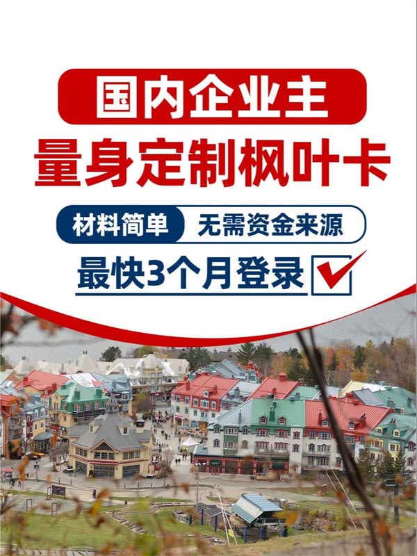 适合国内企业家的移民项目