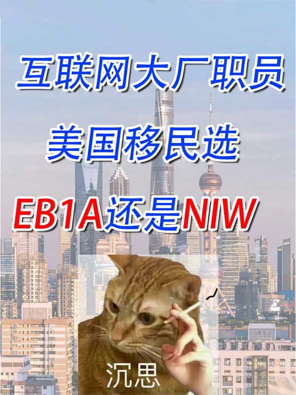 互联网大厂职员想移民美国该怎么选呢！？