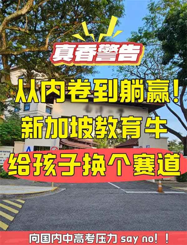 中高考卷到崩溃？移民新加坡后直接快乐学习