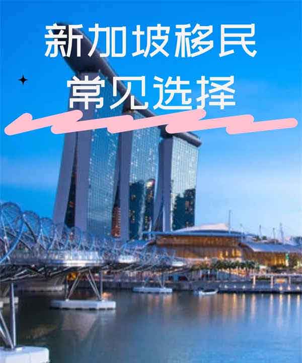 2025年新加坡常见的移民方式