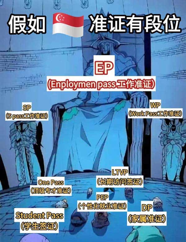 假如新加坡准证有段位，谁才是真“王者”？