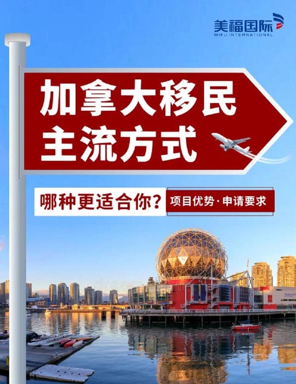 移民加拿大三大主流方式,哪种更适合你? 移民加拿大三大主流方式,哪种更适合你?