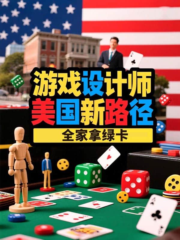 游戏设计师申请美国绿卡的方法来啦！