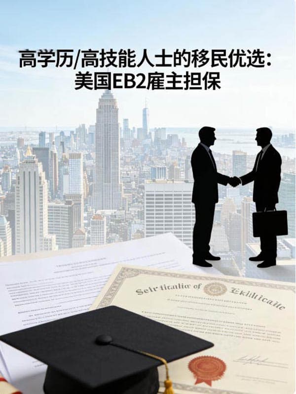 高学历/高技能人士的移民优选：美国EB2雇主担保