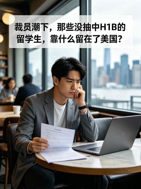 裁员潮下，那些没抽中H1B的留学生，靠什么留在了美国？
