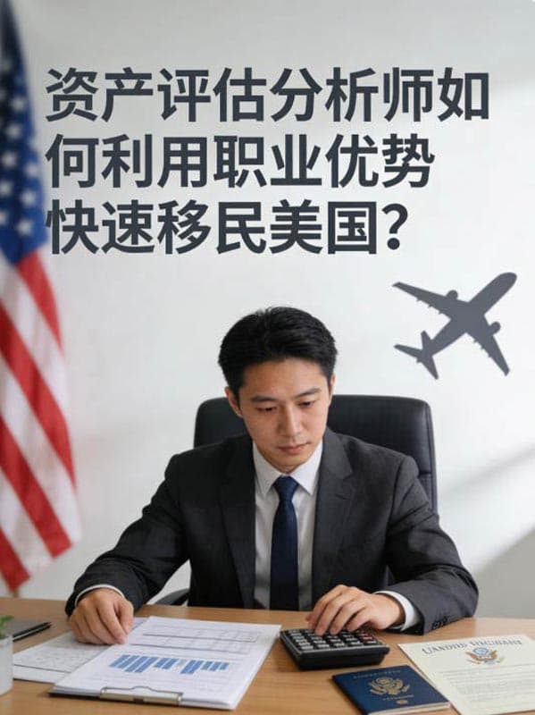 资产评估分析师如何利用职业优势快速移民美国？
