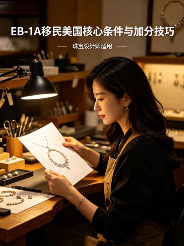 珠宝设计师必看！EB-1A移民美国的核心条件和加分技巧