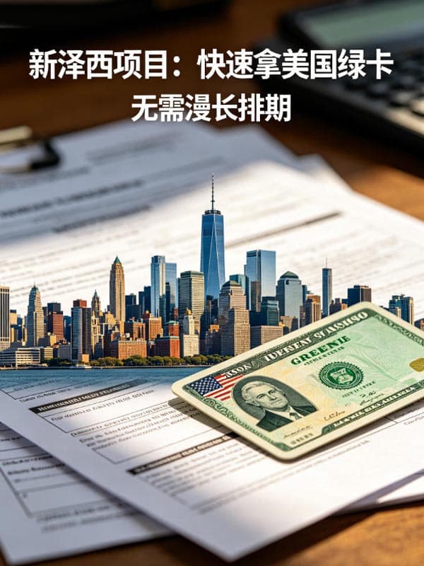 不想等排期拿美国绿卡？盯紧新泽西项目