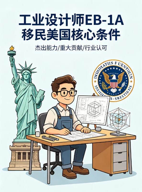 工业设计师们看过来！揭秘美国EB-1A杰出人才移民的核心条件